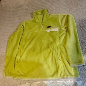 Patagonia Yellow/Lime Fleece with White Accent